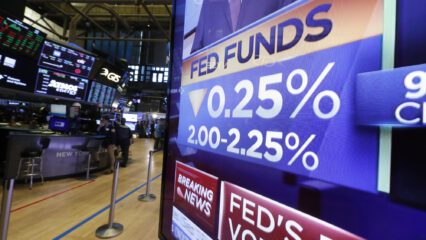 Financial Markets Wall Street Fed Interest Rate